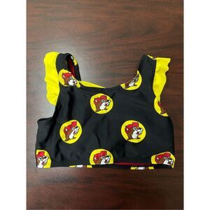 Buc-ee’s Kids Ruffle Sleeve Bikini Top Size 5T